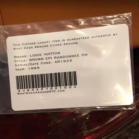 Louis Vuitton Tan Epi Randonnee PM Bag - Picture 8 of 8